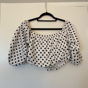 polka dot top